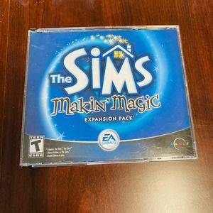 The Sims Makin Magic Expansion Pack PC Game includes case
